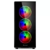 Sharkoon TG5 Pro RGB torre Midi negra