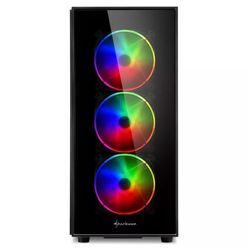 Sharkoon TG5 Pro RGB torre Midi negra