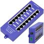 Inyector PoE Extralink Gigabit 8 puertos 1000 Mb/s RJ45 modo B