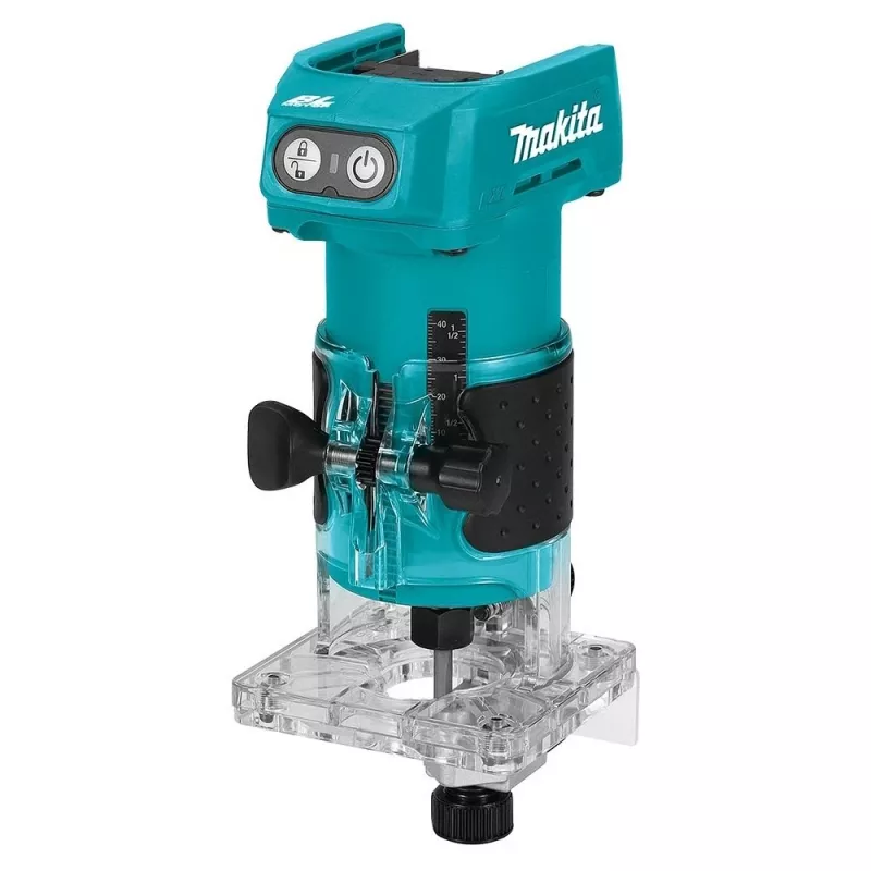 Fresadora de superficie sin escobillas Makita DRT52Z 18V LXT 6 mm (1/4