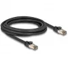 Cable de red DeLOCK RJ45 Cat.6A U/FTP 3 m negro