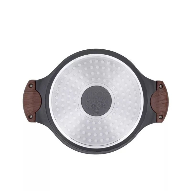 Menaje de cocina Resto Kitchenware Capella 2,6 L redondo negro madera