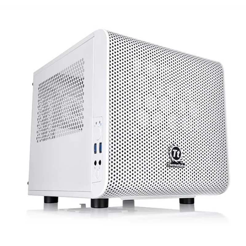 Thermaltake Core V1 Snow Edition Cube blanco