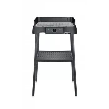 Parrilla eléctrica de sobremesa SEVERIN PG 8594 — 2000 W, parrilla rectangular, negra