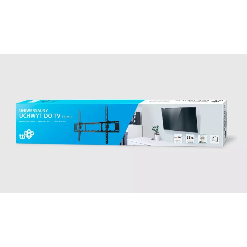 Soporte de TV TB-751E para televisor hasta 80 pulgadas 35 kg VESA máx. 600x400