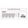 Caja conmutadora con cable DeLOCK 87634