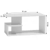 Mesa auxiliar/mesa de centro Topeshop TISCH DALLAS BIEL mesa de centro de forma libre 1 pata(s)