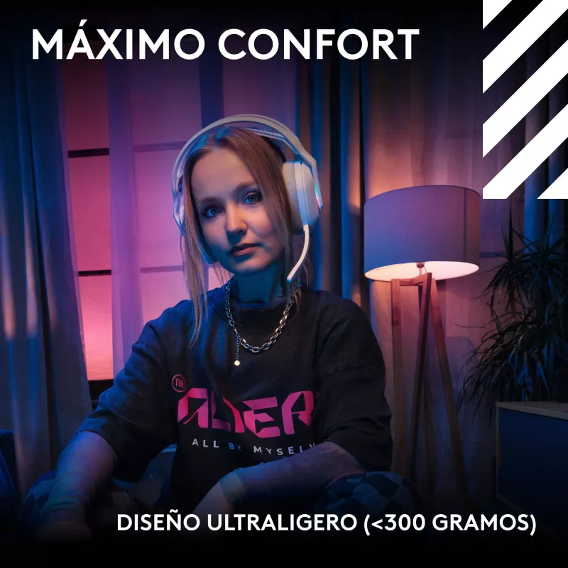 Auriculares inalámbricos y con cable Logitech G Astro A20 X blancos