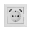 Toma de corriente 2 x USB + CEE 7/3 DeLOCK 11473