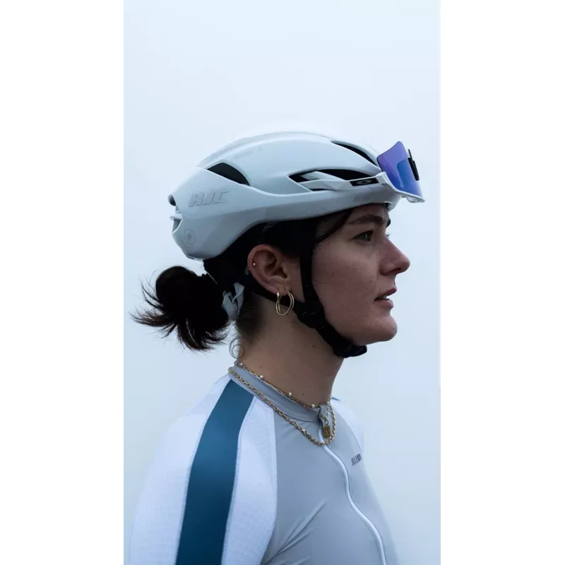 Casco de bicicleta HJC FURION 3.0 White Hologram, talla L
