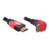 Cable HDMI DeLOCK 3 m HDMI Type-A estándar negro rojo