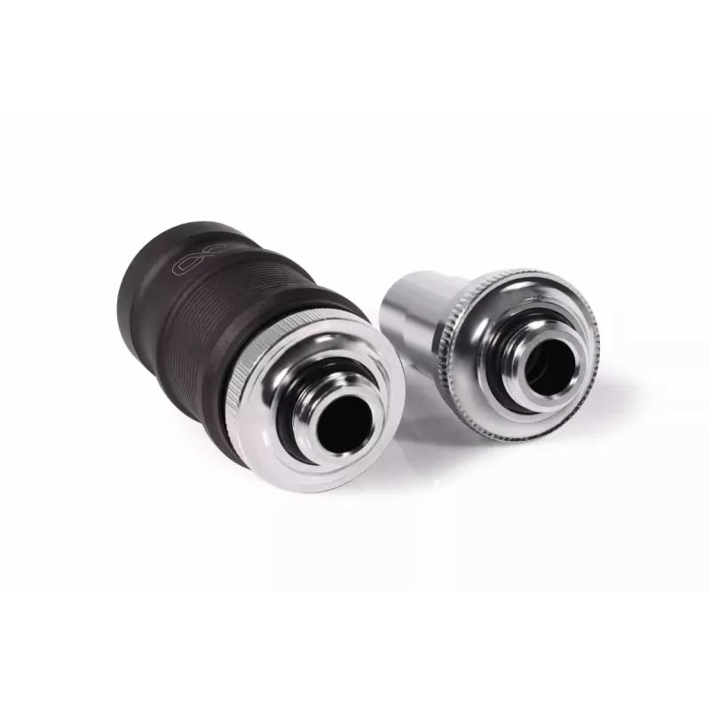 Adaptador de bloque de agua Aquatuning GmbH 13876 Latón Níquel Plástico Negro Cromo
