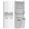 Topeshop NEL 2K DK BPOŁ armario de almacenamiento para baño, blanco