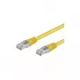 Wentronic Goobay Cable de red CAT 5e, SF/UTP, Amarillo, 1 m - mezcla de cobre CCA (68065)