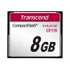 Transcend Industrial - tarjeta de memoria flash - 8 GB - 170x - CompactFlash (TS8GCF170)