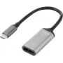 Adaptador de cable de vídeo Renkforce RF-5397866 0,15 m DisplayPort USB-C Negro - Plata (RF-5397866)
