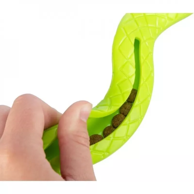Trixie 34931 Snack-Snake juguete para perros, TPR, 27 cm