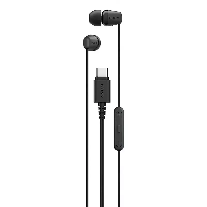 Sony IER-EX15C Auricular Cableado In-Ear Llamadas/Música USB Type-C Negro
