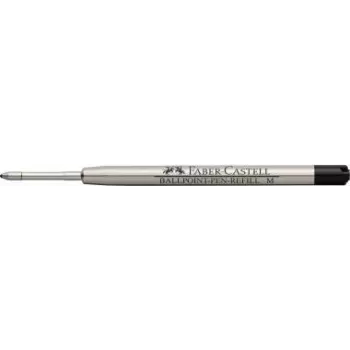 Faber-Castell 148740 Recambio jumbo para bolígrafo, M, negro, punta de acero