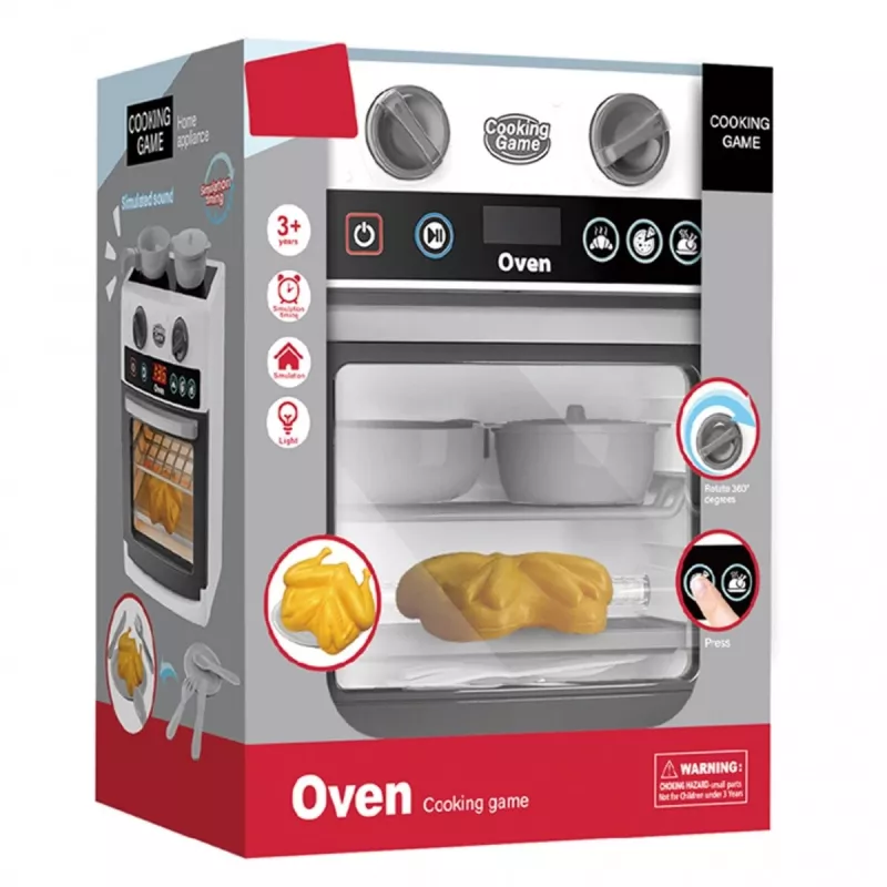 Cocina de juguete con horno Madej 011191 – diseño moderno compacto, set de juego de rol para niños