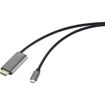 Cable adaptador USB-C a HDMI Renkforce conector macho HDMI-A conector hembra 1,50 m (RF-6409790)
