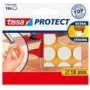 Deslizadores de fieltro tesa Protect, marrón, diámetro: 18 mm autoadhesivos, para proteger superficies delicadas (57892-00001-00)
