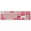 Teclado Ducky One 3 Gossamer Pink Gaming USB US inglés rosa, blanco