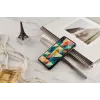 Funda para móvil iKins para iPhone XS Max — patrón mosaico, negra