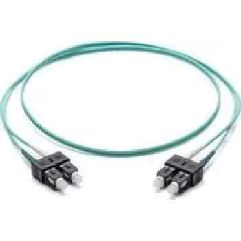 Corning Cable de parcheo de fibra óptica SC/SC OM3 50/125, 1 m, turquesa F575702T2Z20001M (F575702T2Z20001M)