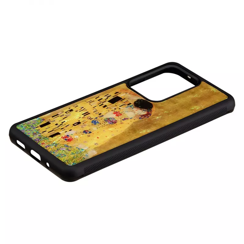 Funda protectora iKins para Samsung Galaxy S20 Ultra — diseño Kiss negro
