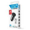 everActive CC-25C cargador de coche, 2x USB 12 W, con cable USB-C