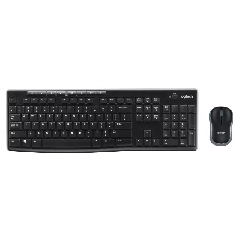 Logitech Wireless Combo MK270 – set de teclado y ratón – inalámbrico – 2,4 GHz – francés (920-004510)