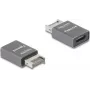 Adaptador de cambio de género DeLOCK 67234 USB Type-E a USB Type-C gris
