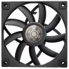 Ventilador de caja PWM slim de 120 mm DeepCool FT12 slim – negro, diseño de perfil bajo, control PWM