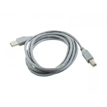 Cable USB 2.0 conector macho A a conector macho B, 1,8 m, gris