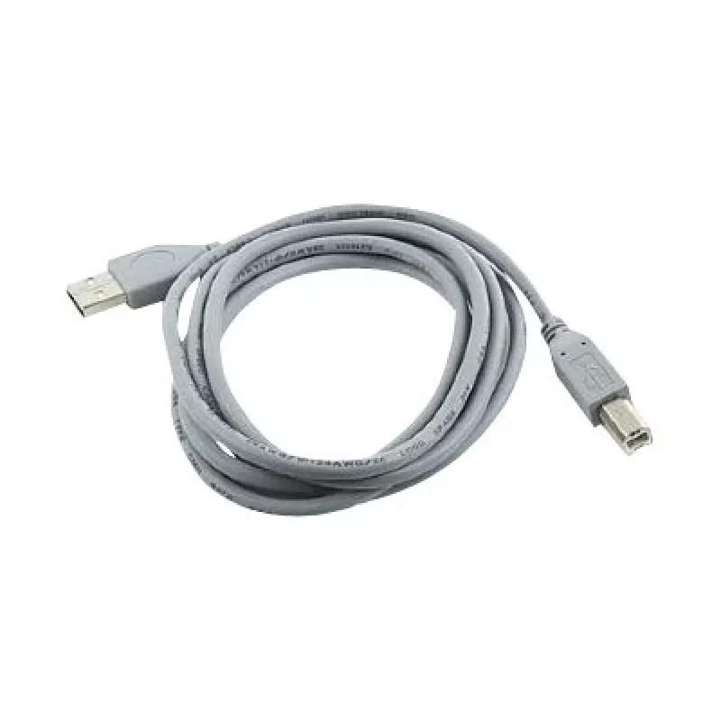 Cable USB 2.0 conector macho A a conector macho B, 1,8 m, gris