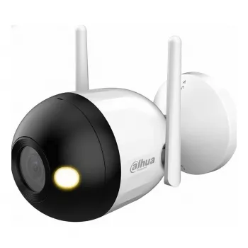 Kit de cámara de vigilancia DAHUA Apollo Bullet C1 8MP WLAN blanco