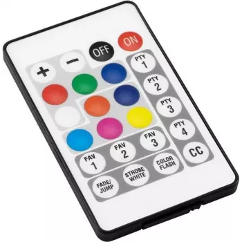 EUROLITE Mando a distancia IR-38 modelo 50530601 para dispositivos de iluminación y audio