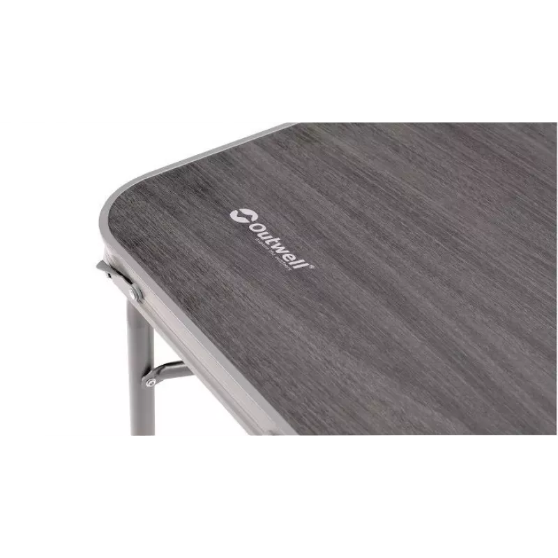 Mesa de exterior Outwell Coledale L — estructura de aluminio, tablero de resina, 800 × 1200 mm, 8,4 kg, gris