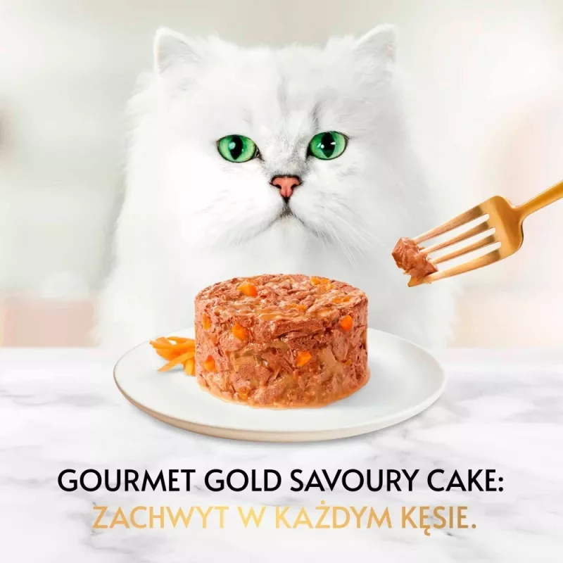 Purina Gourmet Gold Savoury Cake comida húmeda para gatos 48x85 g