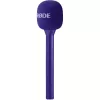 Funda para micrófono (lila) para Rode Interview GO Lavalier-Kit – accesorio antipop/cortavientos