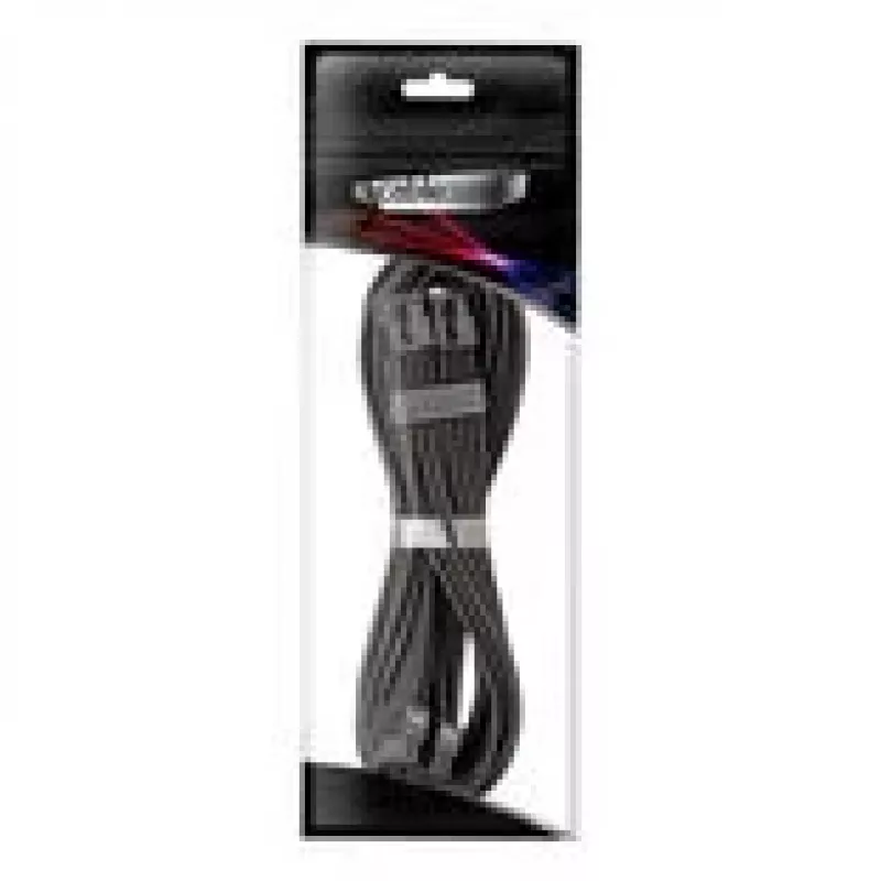 Cable de alimentación PCIe en puente CableMod C-Series Pro ModMesh 8+8‑Pin, 60 cm, negro