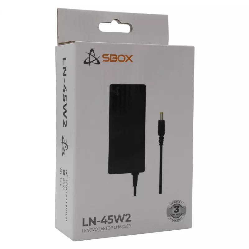 Fuente de alimentación Sbox LN-45W2 para portátiles Lenovo, redonda