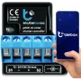 Módulo E/S bleBox shutterBoxDC 2x entradas binarias, 2x salidas de relé 230V