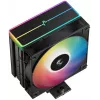 Ventilador DeepCool AG400 BK ARGB V2 120 mm negro — ventilador de CPU de 120 mm con rodamiento hidráulico, compatibilidad multisocket