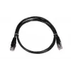 Latiguillo LAN Extralink Cat5e FTP 1 m, F/UTP apantallado, RJ-45 a RJ-45, negro