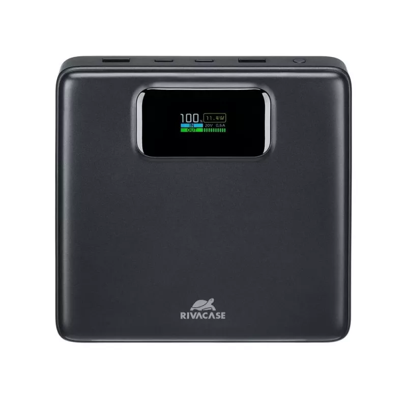 Batería externa Rivacase VA1091 — 25800 mAh, potencia de salida total 100 W, puertos USB