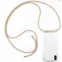Funda con collar para smartphone Lookabe loo009 oro nude para iPhone Xr