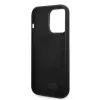 Funda blanda de silicona Karl Lagerfeld RSG negra para Apple iPhone 14 Pro KLHCP14LSRSGRCK