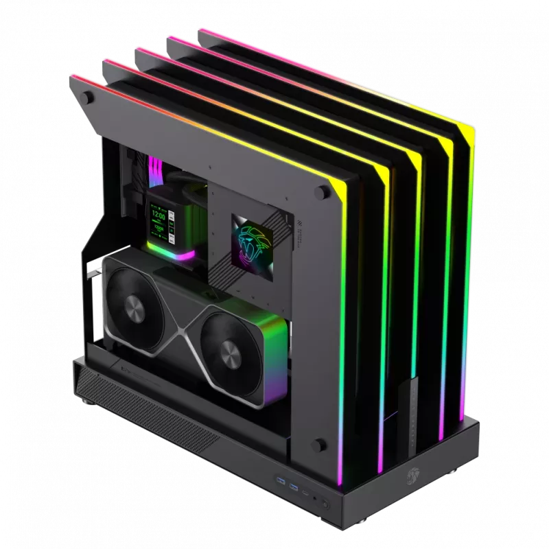 Caja Gamemax | BLADE CONCEPT | negra | ATX | fuente de alimentación no incluida